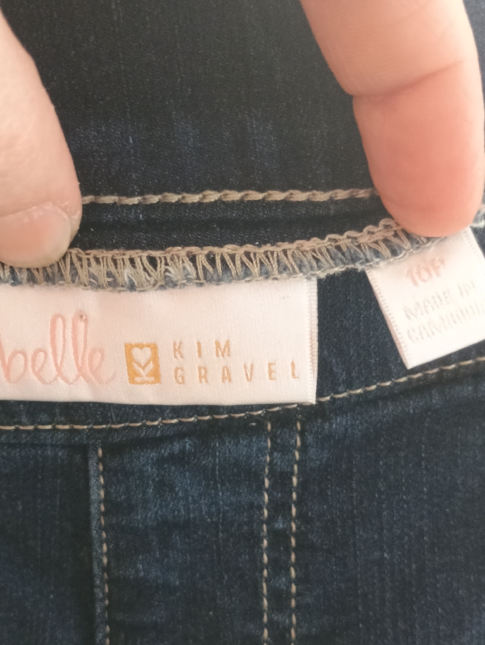 Belle by Kim Gravel Dark Blue Skinny Jeans